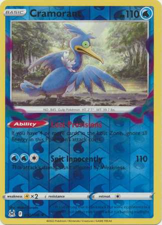 Cramorant - Reverse Foil (Pokemon Sword & Shield: Lost Origin)