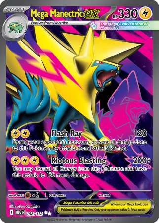 Mega Manectric ex (Pokemon Mega Evolution: Base Set)