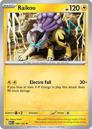 Raikou (Pokemon Mega Evolution: Base Set)