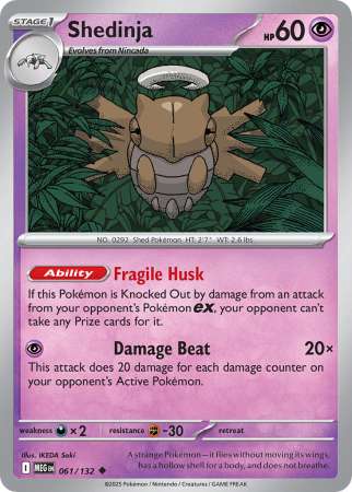 Shedinja (Pokemon Mega Evolution: Base Set)