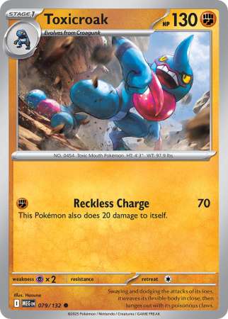 Toxicroak (Pokemon Mega Evolution: Base Set)