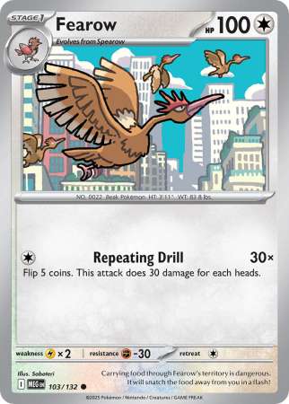Fearow (Pokemon Mega Evolution: Base Set)