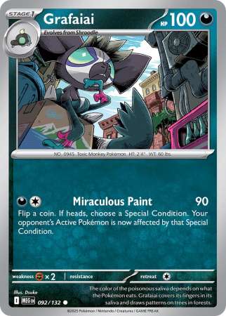 Grafaiai (Pokemon Mega Evolution: Base Set)