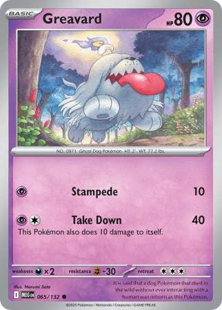 Greavard (Pokemon Mega Evolution: Base Set)