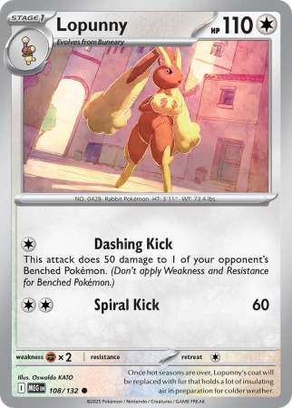 Lopunny (Pokemon Mega Evolution: Base Set)