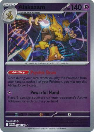 Alakazam - Reverse Foil (Pokemon Mega Evolution: Base Set)