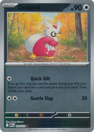 Delibird - Reverse Foil (Pokemon Mega Evolution: Base Set)