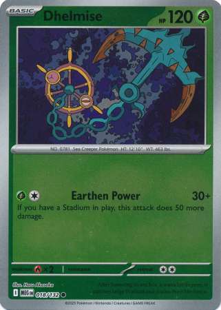 Dhelmise - Reverse Foil (Pokemon Mega Evolution: Base Set)