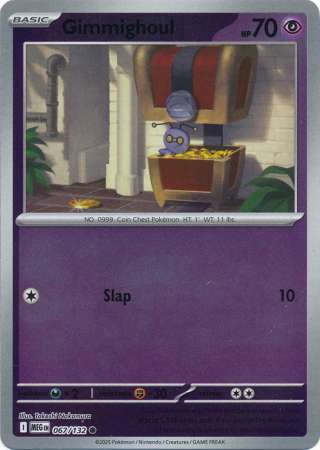 Gimmighoul - Reverse Foil (Pokemon Mega Evolution: Base Set)