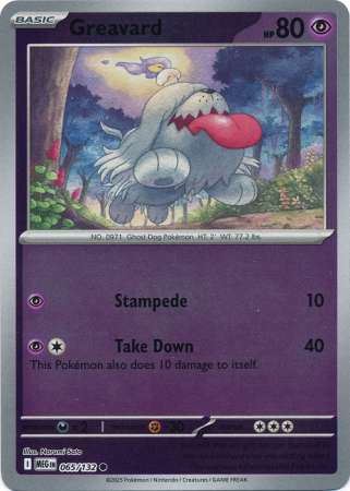 Greavard - Reverse Foil (Pokemon Mega Evolution: Base Set)