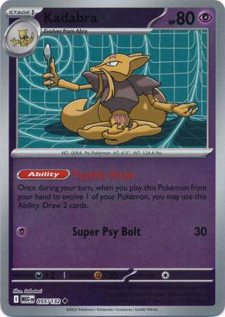 Kadabra - Reverse Foil (Pokemon Mega Evolution: Base Set)