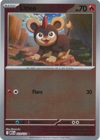 Litleo - Reverse Foil (Pokemon Mega Evolution: Base Set)