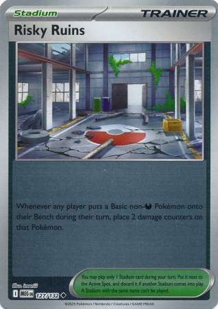 Risky Ruins - Reverse Foil (Pokemon Mega Evolution: Base Set)