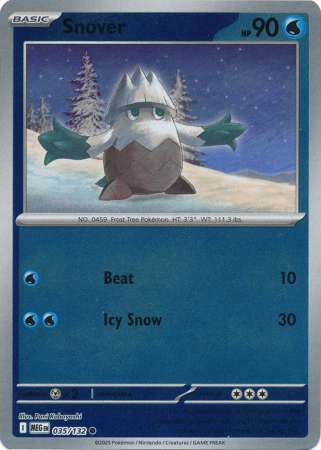 Snover - Reverse Foil (Pokemon Mega Evolution: Base Set)