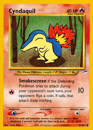 Cyndaquil (Neo Destiny WoTC)
