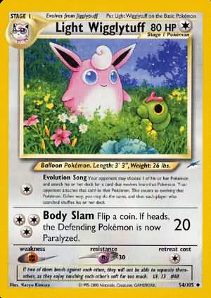 Light Wigglytuff (Neo Destiny WoTC)