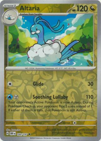 Altaria - Reverse Foil (Pokemon Scarlet & Violet: Obsidian Flames)