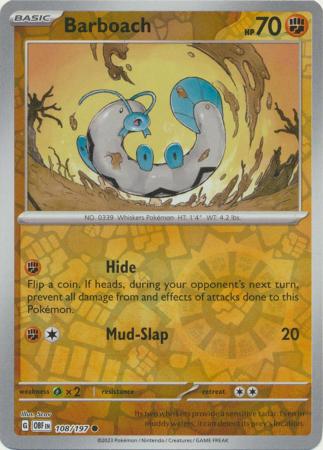 Barboach - Reverse Foil (Pokemon Scarlet & Violet: Obsidian Flames)