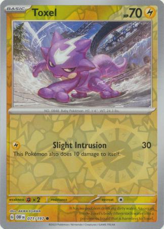 Toxel - Reverse Foil (Pokemon Scarlet & Violet: Obsidian Flames)