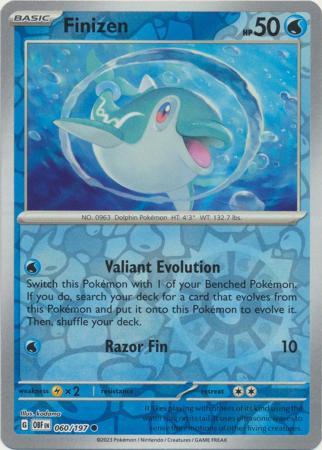 Finizen - Reverse Foil (Pokemon Scarlet & Violet: Obsidian Flames)