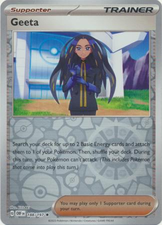 Geeta - Reverse Foil (Pokemon Scarlet & Violet: Obsidian Flames)