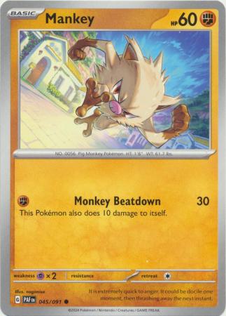 Mankey (Pokemon Scarlet & Violet: Paldean Fates)