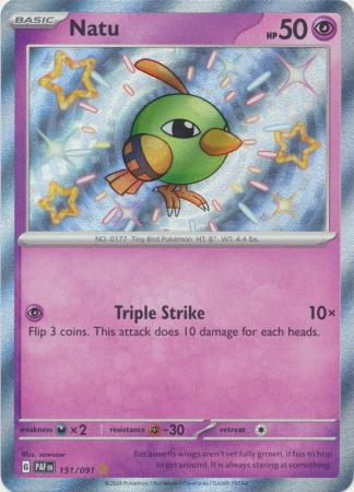 Natu (Pokemon Scarlet & Violet: Paldean Fates)