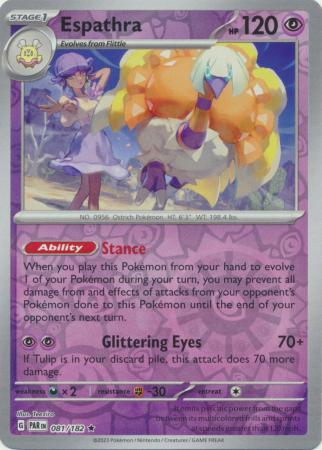 Espathra - Reverse Foil (Pokemon Scarlet & Violet: Paradox Rift)