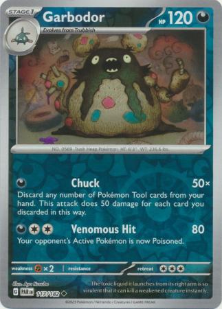 Garbodor - Reverse Foil (Pokemon Scarlet & Violet: Paradox Rift)