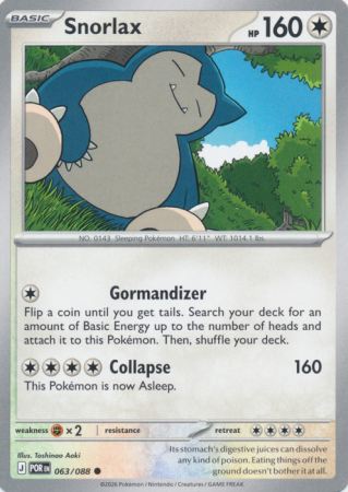 Snorlax (Pokemon Mega Evolution: Perfect Order)
