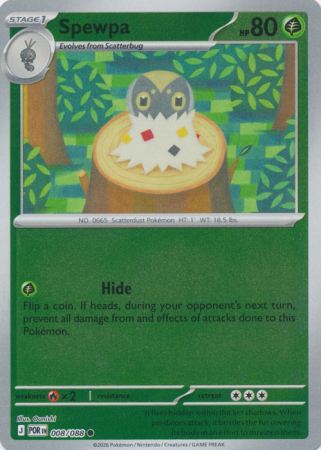Spewpa - Reverse Foil (Pokemon Mega Evolution: Perfect Order)