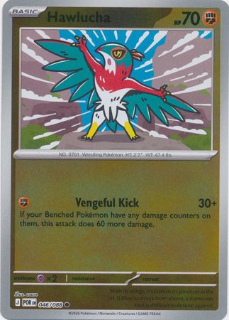 Hawlucha - Reverse Foil (Pokemon Mega Evolution: Perfect Order)