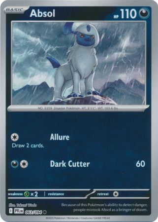 Absol - Reverse Foil (Pokemon Mega Evolution: Phantasmal Flames)