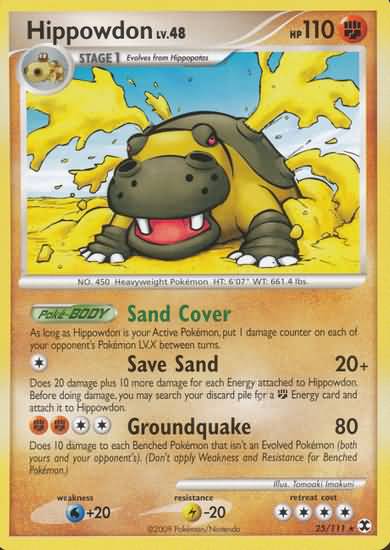 Hippowdon (Platinum Rising Rivals Singles)