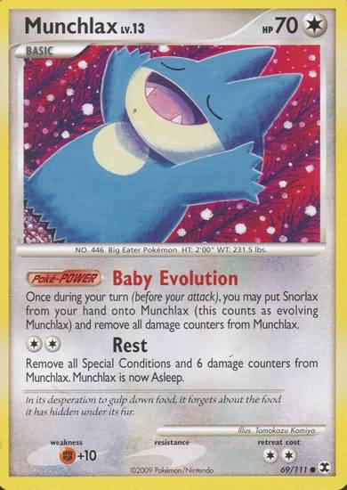 Munchlax (Platinum Rising Rivals Singles)