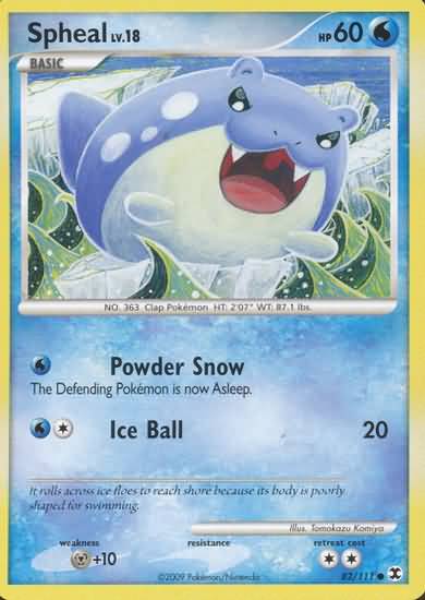 Spheal (Platinum Rising Rivals Singles)
