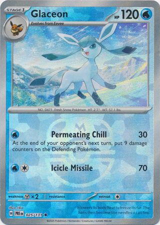 Glaceon - Master Ball Foil (Pokemon Scarlet & Violet: Prismatic Evolutions)