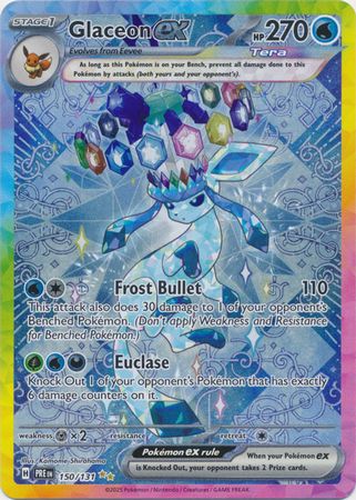 Glaceon ex (Pokemon Scarlet & Violet: Prismatic Evolutions)