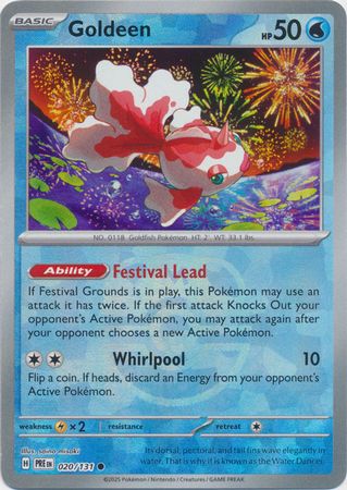 Goldeen - Master Ball Foil (Pokemon Scarlet & Violet: Prismatic Evolutions)