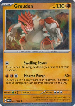 Groudon (Pokemon Scarlet & Violet: Prismatic Evolutions)