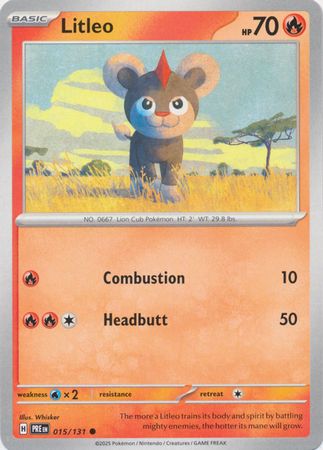 Litleo (Pokemon Scarlet & Violet: Prismatic Evolutions)