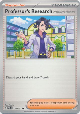Professor's Research (Professor Sycamore) (Pokemon Scarlet & Violet: Prismatic Evolutions)