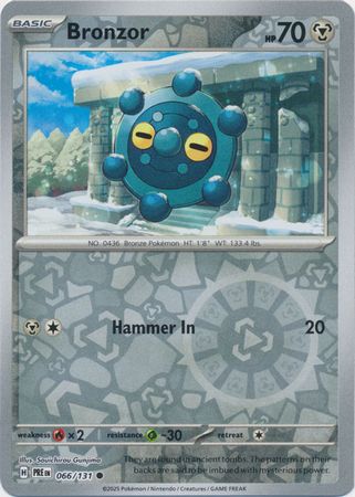 Bronzor - Reverse Foil (Pokemon Scarlet & Violet: Prismatic Evolutions)