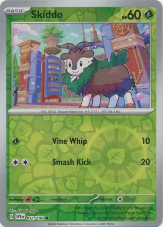 Skiddo - Reverse Foil (Pokemon Scarlet & Violet: Base Set)