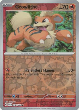 Growlithe - Reverse Foil (Pokemon Scarlet & Violet: Base Set)