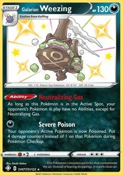 Galarian Weezing (Pokemon Shining Fates)