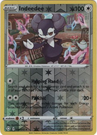 Indeedee - Reverse Foil (Pokemon Shining Fates)