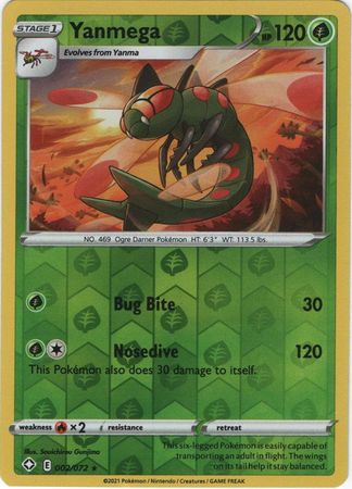 Yanmega - Reverse Foil (Pokemon Shining Fates)