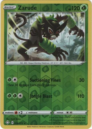 Zarude - Reverse Foil (Pokemon Shining Fates)