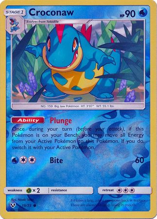 Croconaw (Pokemon Shining Legends Reverse Holo)